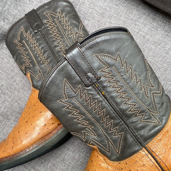 Smoky Mountain Ostrich Mid Boots Cowboy Women’s 6 - Picture 8 of 17